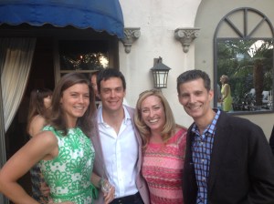 Pam and Greg Harrrington of Gramercy Cellars with Christina and Bob Watt.