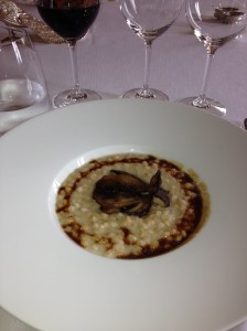 Aromatic mushroom risotto.  We didn't help make this - it was a nice surprise!