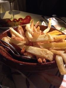 The famous duck fat frites.  Greg and Eric, this is for you!