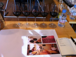 The four varietals - and the finished product!