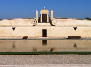 The barrel room sits beneath this structure - and the water!