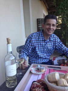 But we did have time to grab a glass or two of the Lynch Bages Blanc de Blanc one night.  Yum!  I miss that wine...