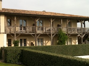 Our room was located in this building.