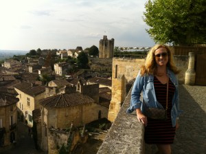 Christina in St. Emilion.