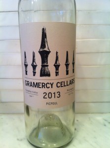 Gramercy Cellars limited release Picpoul.